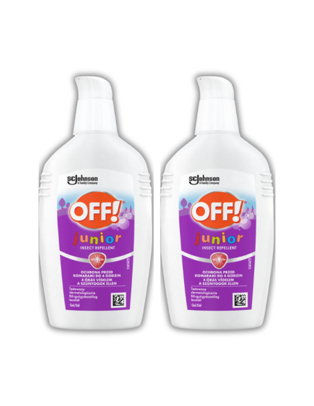 Żelowy repelent przeciw komarom dla dzieci powyżej 2. roku życiaOFF! Junior Gel 2x100 ml 5905718981397