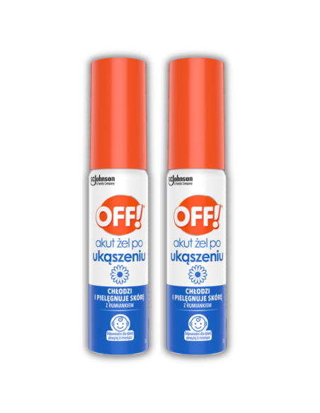 Kojący żel na ukąszenia owadów i poparzeniu pokrzywą OFF! Akut 2x25 ml 5000204762754