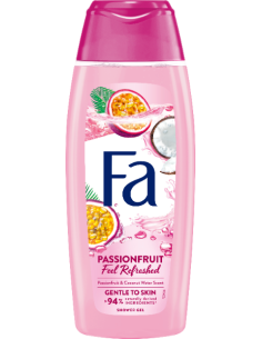 Odświeżający żel pod prysznic Fa Feel Refreshed o zapachu marakui i wody kokosowej 400ml 9000101726817