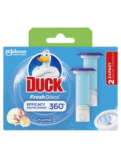 Żelowe krążki do WC o zapachu morskim Duck Fresh Discs Zestaw startowy + Zapas 5000204608588 2