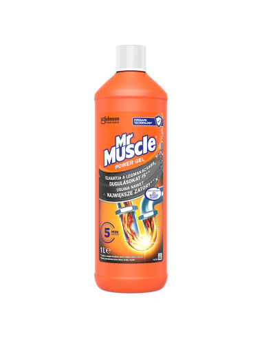 Skuteczny żel do udrażniania rur Mr Muscle® Power Gel do udrażniania rur, 2x1000 ml 4000290968338 2