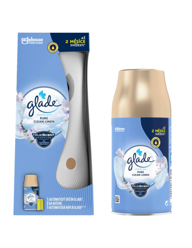 Automatyczny odświeżacz powietrza Glade® automatic spray - Pure Clean Linen + zapas 5000204073836