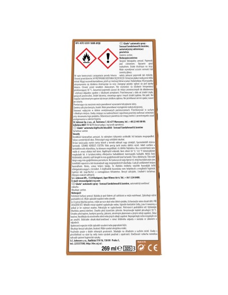 Automatyczny odświeżacz powietrza Glade® automatic spray - Sensual Sandalwood & Jasmine + zapas 5000204073232 3