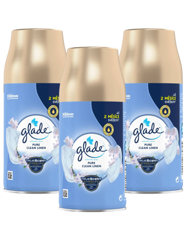 Zapas Glade® automatic spray - Pure Clean Linen, 3x269 ml - Odświeżacze automatyczne