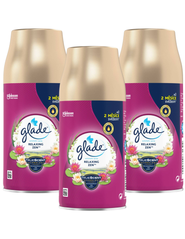 Zapas Glade® automatic spray - Relaxing Zen, 3x269 ml 5000204731392