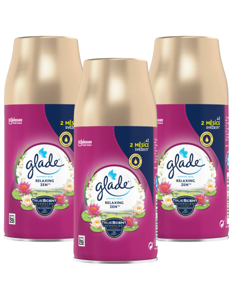 Zapas Glade® automatic spray - Relaxing Zen, 3x269 ml 5000204731392
