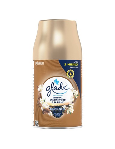 Zapas Glade® automatic spray - Sensual Sandalwood & Jasmine, 3x269 ml 5000204731996 2