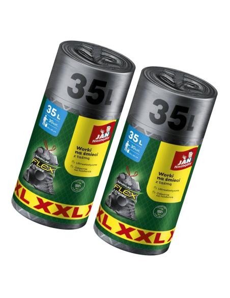 Elastyczne worki z taśmą Jan Niezbędny Magnum Flex XXL, 35 l 60 szt. 5900536353470