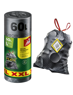 Mocne elastyczne worki na śmieci Jan Niezbędny Magnum Flex XXL, 60 l 40 szt. 5900536353487 2