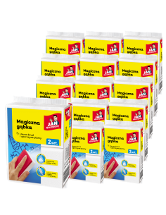 Magiczna gąbka mega zestaw Jan Niezbędny, 15x dwupak - 30 gąbek 5900536235417