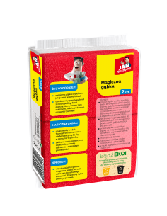Magiczna gąbka mega zestaw Jan Niezbędny, 15x dwupak - 30 gąbek 5900536235417 2