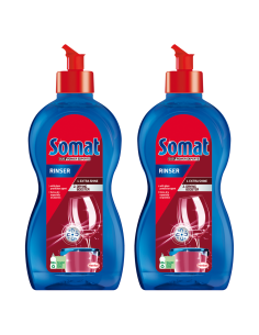 Chroniący szkło nabłyszczacz do naczyń SOMAT Rinser 2w1, 2x 500 ml 9000101072990