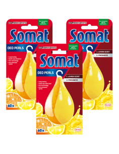 Neutralizator zapachu do zmywarki SOMAT deo Lemon 3x17 g 9000101000436