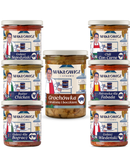 Mięsne dania gotowe Makłowicz i Synowie - zestaw 7 szt. 5905644030817