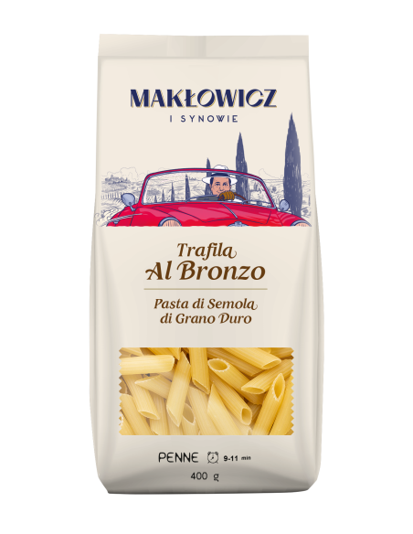 Zestaw na włoski obiad Makłowicz i Synowie: 2x 400 g sos włoski + 2x400 g makaron spaghetti i penne 5905644030510 2