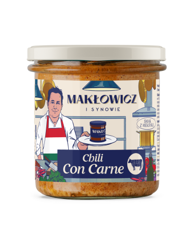 Meksykańskie dania gotowe Makłowicz i Synowie, 4x Chili Con Carne 330 g 5905644030268 2