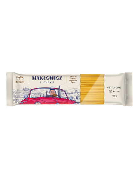Zestaw makaronów z semoliny z pszenicy durum Makłowicz i Synowie, 5x 400 g - Makarony Zestaw makaronów z semoliny z pszenicy durum Makłowicz i Synowie, 5x 400 g 5905644030220 3