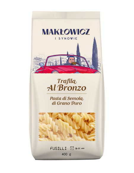 Zestaw makaronów z semoliny z pszenicy durum Makłowicz i Synowie, 5x 400 g - Makarony Zestaw makaronów z semoliny z pszenicy durum Makłowicz i Synowie, 5x 400 g 5905644030220 5