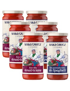 Duży zestaw sosów Makłowicz i Synowie 3x Sos Spaghetti + 3x Sos A'la Amatriciana 5905644030367