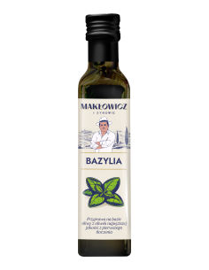 Zestaw Makłowicz i Synowie oliwa z oliwek bazylia 250 ml + makaron spaghetti 400 g + 2x sos spaghetti 400 g 5905644030046 2