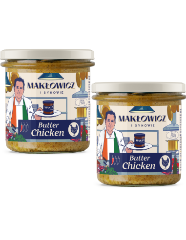 Hinduskie dania gotowe Makłowicz i Synowie 2x butter chicken 330 g - Dania gotowe