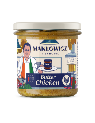 Zestaw Azjatycki Makłowicz i Synowie, mix sosów 4x 400g + butter chicken 1x 330 g 5905644030343 6