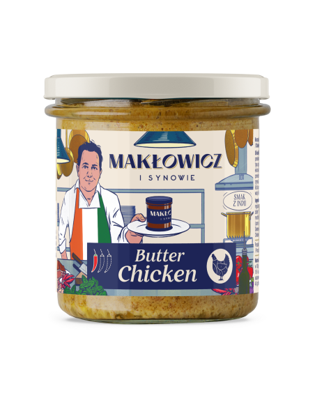 Zestaw Azjatycki Makłowicz i Synowie, mix sosów 4x 400g + butter chicken 1x 330 g 5905644030343 6