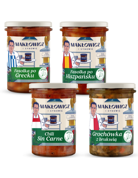 Dania gotowe Makłowicz i Synowie, mix smaków 4x500 g 5905644030787