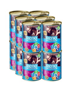 Odżywcza karma dla psa z jagnięciną w sosie Reno Dog Can Optimal Life 5, 12x415 g 5999566111860