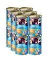 Aromatyczna mokra karma dla psa z kurczakiem i wątróbką w sosie Reno Dog Can Optimal Life 5, 12x415 g