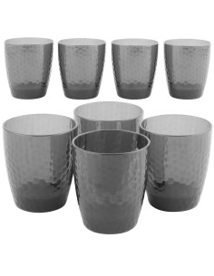 Zestaw szarych plastikowych kubków piknikowych Fete Cambridge 8x250 ml 5054061137972