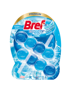Odświeżająca zawieszka do WC BREF Brilliant Gel Ocean Arktyczny, 6x42 g 9000101509397 2