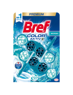 Koloryzujące wodę zawieszki do toalety BREF Color Aktiv Morski, 6x50 g 9000101093698 2
