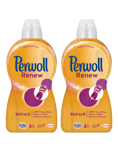 Redukujący zmechacenia płyn do prania Perwoll Renew Repair, 1980 ml - Żele i płyny do prania