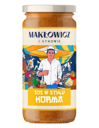 Delikatny sos w stylu Korma Makłowicz i Synowie 400 g - Sosy