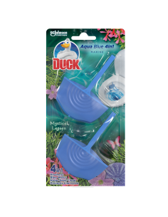 Zapachowa podwójna zawieszka do WC Duck Aqua Blue 4w1 Mystical Lagoon 2x36g 5000204323894