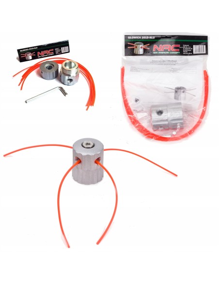 Aluminiowa głowica żyłkowa do kos spalinowych NAC 2015-ALU 5907510482812