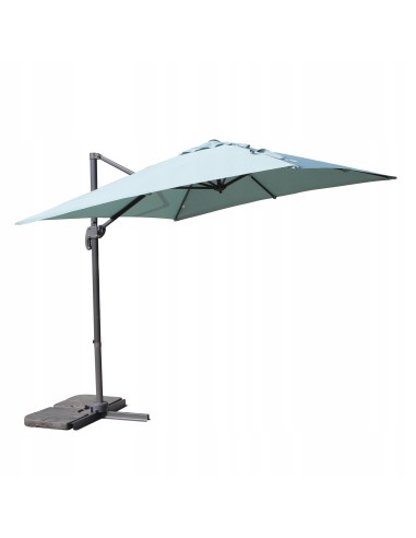 Duży parasol ogrodowy z wysięgnikiem bocznym stelażem MEVEN 250x250 cm 5902490786639