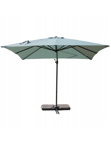 Duży parasol ogrodowy z wysięgnikiem bocznym stelażem MEVEN 250x250 cm 5902490786639 5