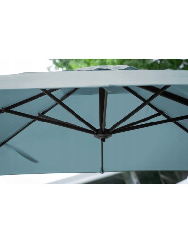 Duży parasol ogrodowy z wysięgnikiem bocznym stelażem MEVEN 250x250 cm 5902490786639 6