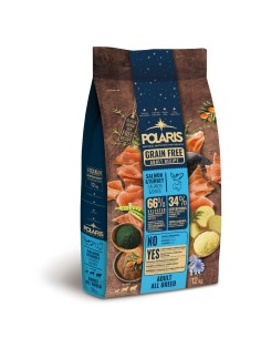 Odżywcza karma sucha z łososiem i indykiem dla dorosłych psów wszystkich ras Polaris 12 kg 5999566110511 2