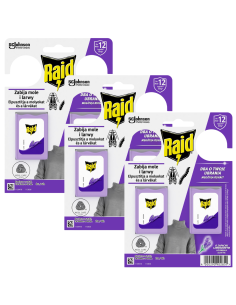 Lawendowe zawieszki przeciw molom w żelu Raid 3x2 szt. 5905718981311