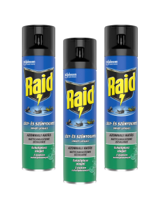 3X Eukaliptusowy spray przeciw owadom latającym, muchom, komarom, osom Raid 400 ml 5000204876192