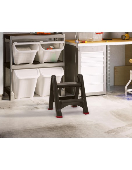 Taboret składany Drabinka 2-stopniowa 150kg Curver 3253928605025 4