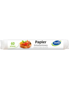 Półpergaminowy papier śniadaniowy w arkuszach Stella 60 szt. 5903936013593 2