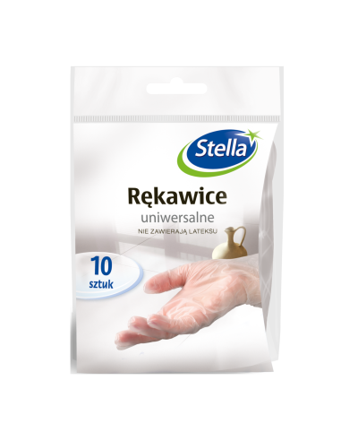 Uniwersalne rękawice winylowe Stella 10 szt. 5903936002375