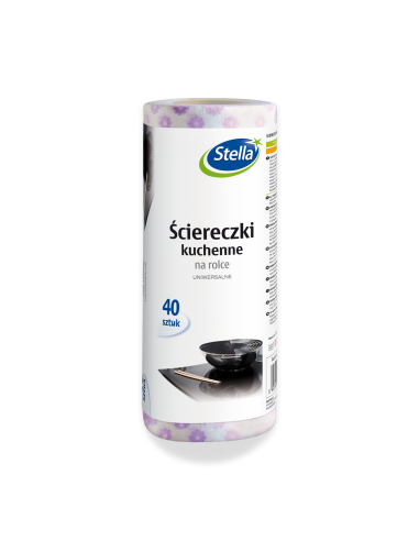 Uniwersalne ściereczki kuchenne na rolce Stella 40 szt. 5903936012954