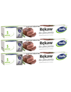 3x Rękaw do pieczenia z tasiemką Stella 5m 30cm 5903936017089