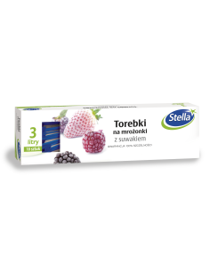 5x Torebki na mrożonki z suwakiem Stella 3L 10 szt. 5903936009664 2