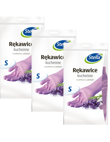 3x Zapachowe rękawice kuchenne Stella rozmiar S 5903936000258